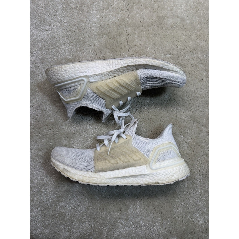 Adidas Ultraboost 19 Running Shoes Womens 8.5 White Activewear
